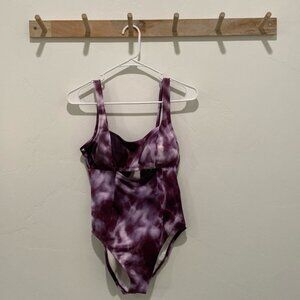 Beach Betty Purple One Piece Swimsuit